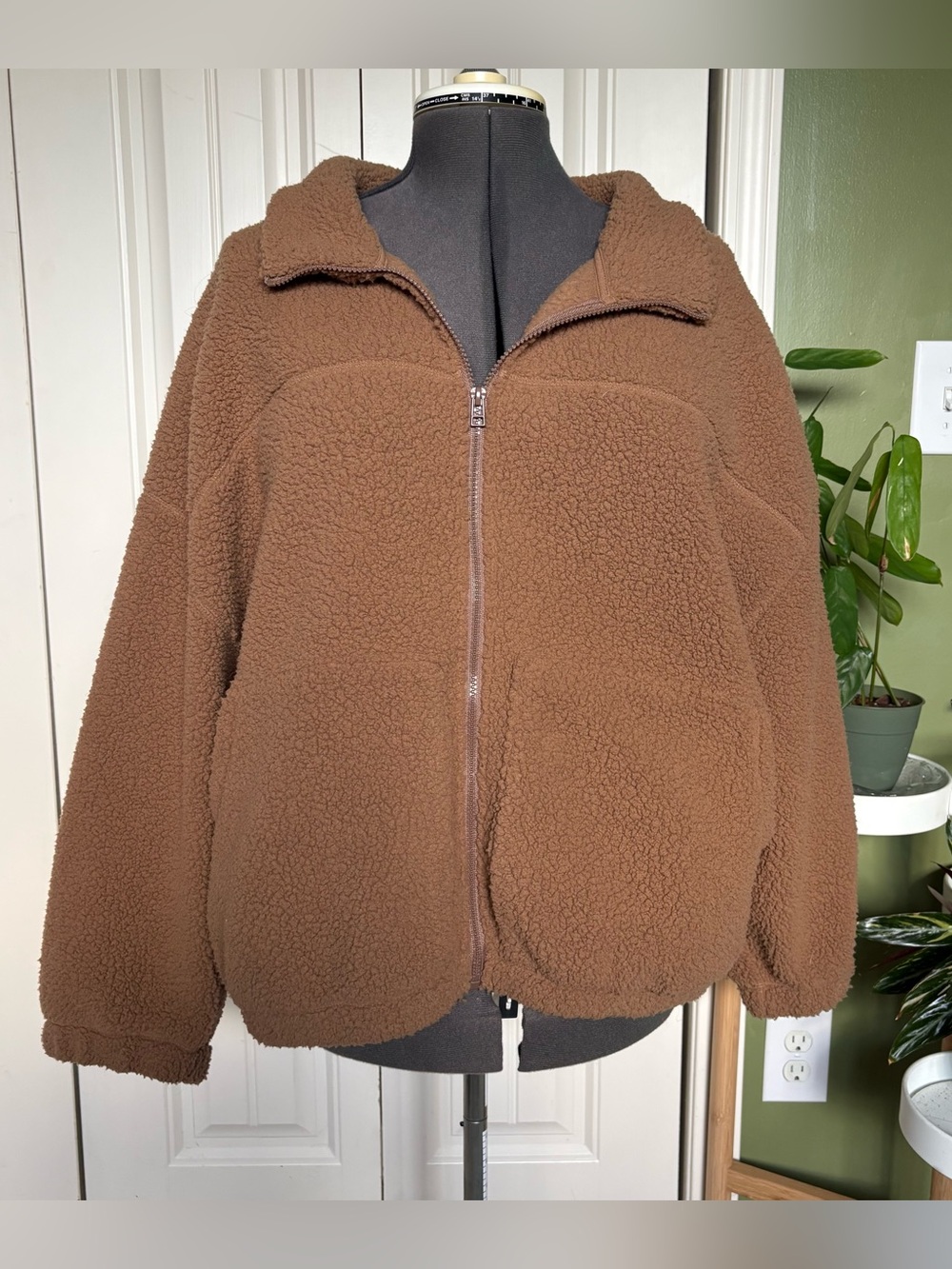 Old Navy teddy fleece jacket size XXL